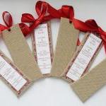 Burlap And Paisley Bookmar..