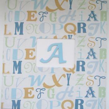 Baby Album/Brag Book - Alphabet Theme Choose Your Colors